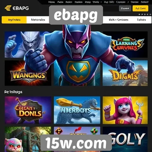 principais jogos disponíveis no site ebapg